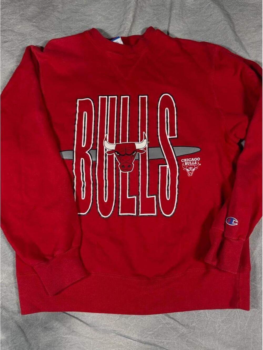 Vintage 90s Champion Chicago Bulls Sweatshirt Made in USA Men’s Large